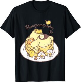 Pompompurin Pancake Friends Tee Shirt T-Shirt