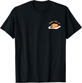 Gudetama The Lazy Egg Sunny Side Up Tee Shirt T-Shirt