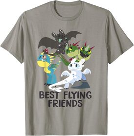 How to Train Your Dragon 3 Hidden World Best Friends T-Shirt