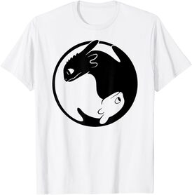 How to Train Your Dragon 3 Hidden World Dragon Yin Yang T-Shirt