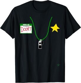Funny Halloween officer tee - doofy costume Halloween T-Shirt