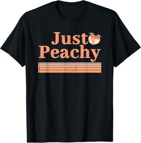 Peaches Summer Fruit Nostalgia T-Shirt