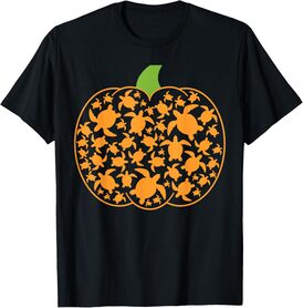 Halloween Shirt Pumpkin Turtle Sea Halloween Costume T-Shirt
