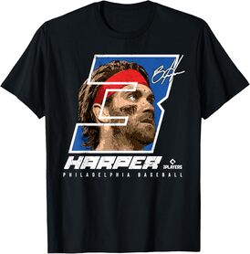 Bryce Harper - Silhouette Bam Bam Philadelphia MLBPA T-Shirt