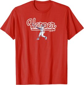 Bryce Harper - Philly Swing - Philadelphia Baseball T-Shirt