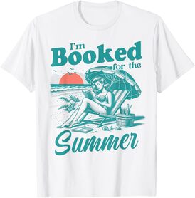 I'm Booked For The Summer Book Girl Summer Coquette T-Shirt