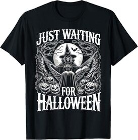 Summerween Halloween Summer Just Waiting For Halloween T-Shirt