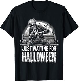 Summerween Just Waiting For Halloween Halloween Summer T-Shirt