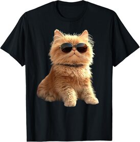 Persian Cat Persian Longhair Cat Mom Cute Persian Cats Men Women Girls Kids T-Shirt